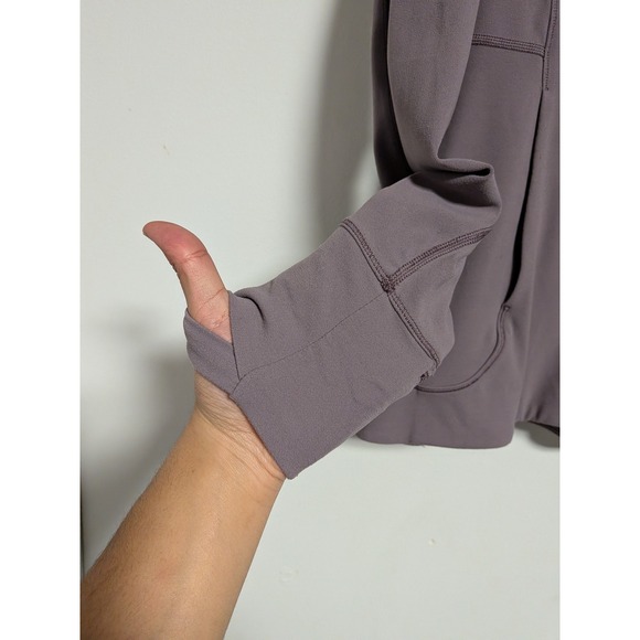 LULULEMON Women's 12 Every Journey Hoodie II Iced Iris FullAsymmetrical Zip Hood - Picture 6 of 11